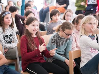 Kinder beim Safer Internet Day. (c) Microsoft Österreich GmbH/APA-Fotoservice/Hörmandinger