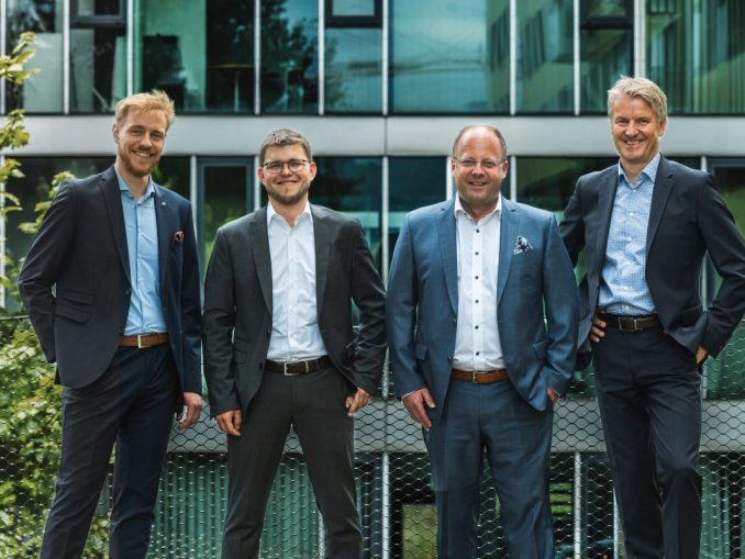 Johannes Kainz, Patrick Schoiswohl, Markus Gösweiner und Gerald Hübsch. (c) Client4u IT Consulting