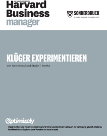 Klüger experimentieren mit A/B-Tests (c) Optimizely