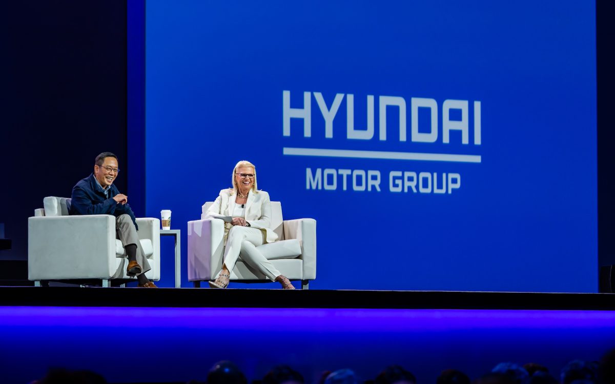 Ted Chung, CEO von Hyundai Card, war einer der Gäste bei der Key Note von IBM-Chefin Ginni Rometty. (c) IBM