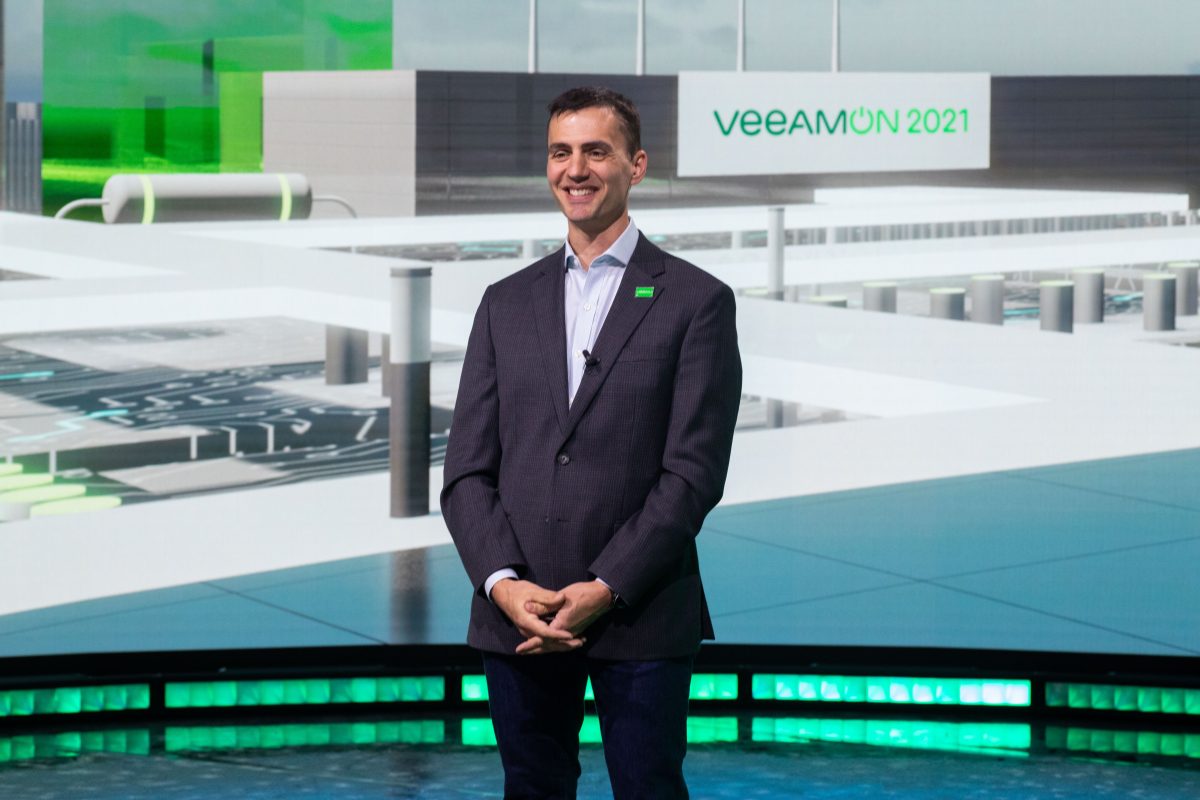 Danny Allan, CTO & SVP Product Strategy bei Veeam, präsentierte die Neuheiten auf der VeeamON 2021. (c) Veeam