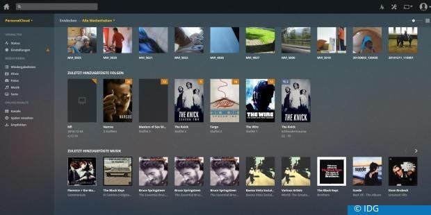 Plex Media Server sieht auf dem Netzwerkspeicher genauso aus wie auf Ihren anderen Geräten. (c) IDG