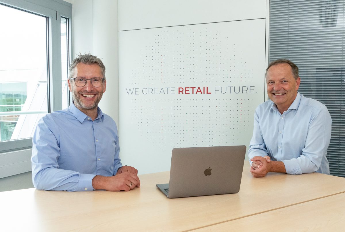 Premedia-CEO Wolfgang Erlebach und Hannes Leobacher, Head of IT Austria bei SPAR ICS. (c) Premedia