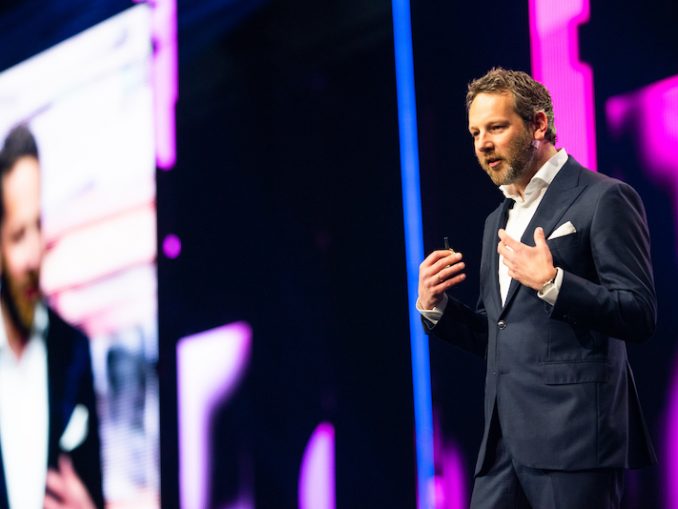 Mendix-CEO Derek Roos bei der Mendix World 2019 in Rotterdam. (c) Wolfgang Franz