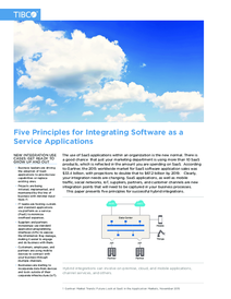 5 Prinzipien für die SaaS-Anwendungs-Integration (c) TIBCO Software GmbH