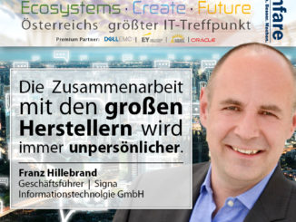 Franz Hillebrand, Geschäftsführer der SIGNA Informationstechnologie ist TOP CIO 2018. (c) confare