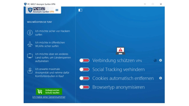 PC-Welt Anonym Surfen VPN (c) Macwelt
