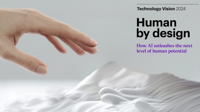 Accenture Tech Vision 2024 sieht dank generativer KI eine neue Ära der Produktivität und Kreativität auf uns zukommen. (c) Accenture