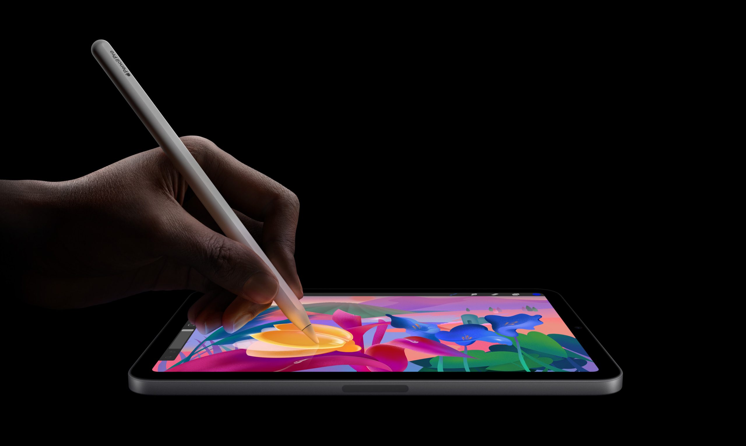 Das neue iPad mini unterstützt den Apple Pencil Pro. (c) Apple