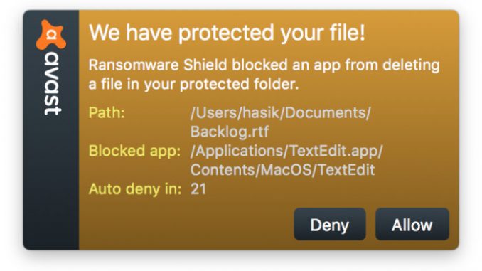 Avast ist die beste kostenlose Anti-Malware Software laut Macworld. (c) Avast