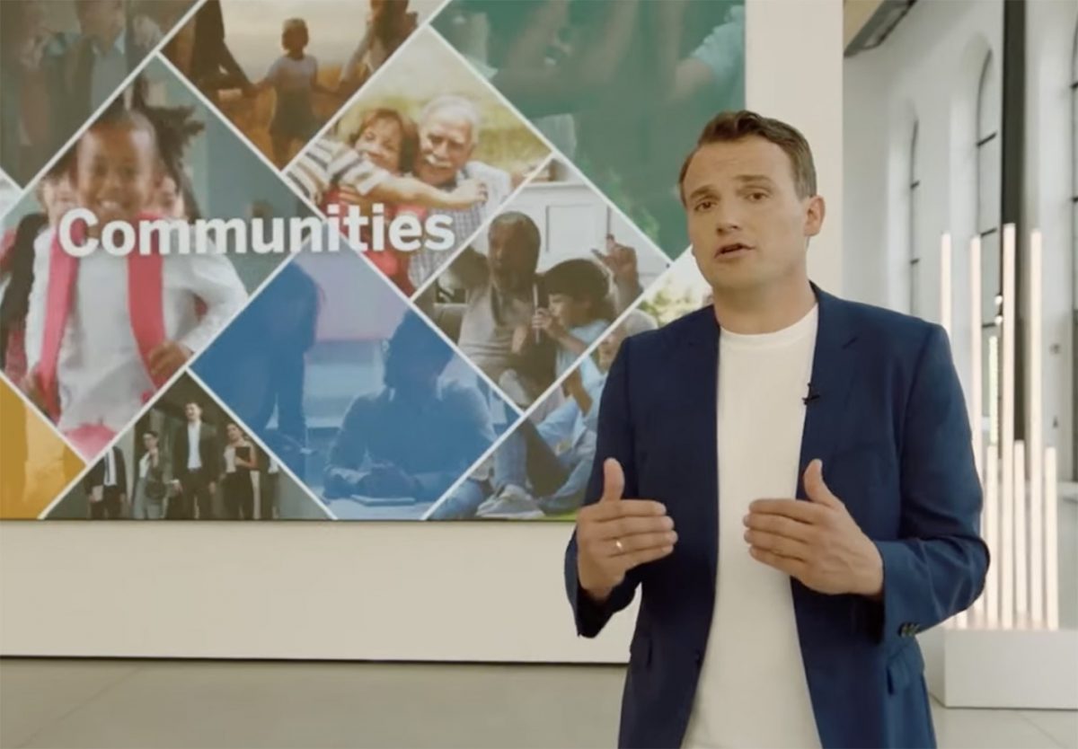 "Dieses Jahr hat mehr als deutlich gezeigt, wie wichtig es ist, zu Communitys zu gehören", kündigt SAP CEO Christian Klein mit SAP Business Network den Aufbau der weltgrößten Business Community an. (c) Screenshot der Keynote / COMPUTERWELT