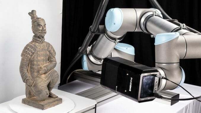 Bedeutsame Kunstwerke, die durch Umwelteinflüsse und Katastrophen gefährdet sind, können durch eine digitale "3D-Konservierung" in ihrem aktuellen Erhaltungszustand gesichert werden. (c) Fraunhofer IGD