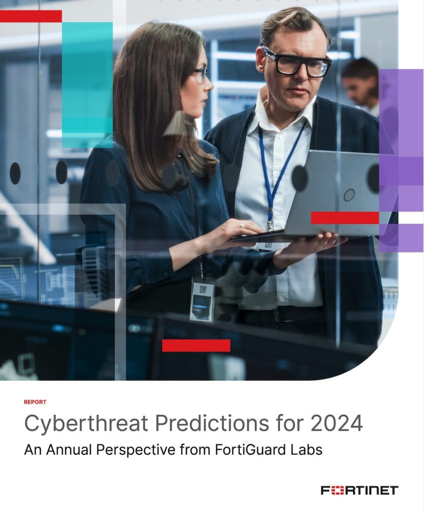 Das Cover des PDF mit den Cyberthreats 2023 von FortiGuard Labs (c) Fortinet