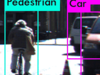 Oops! Hier erkennt die Software einen Fahrradfahrer als Fußgänger.