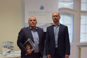 Veranstalter Horst Greifeneder (Büro für Datenschutz & Datensicherheit) und Michael Traunau vom Welser StartUp DataReporter. © DATENSCHUTZBEAUFTRAGTER