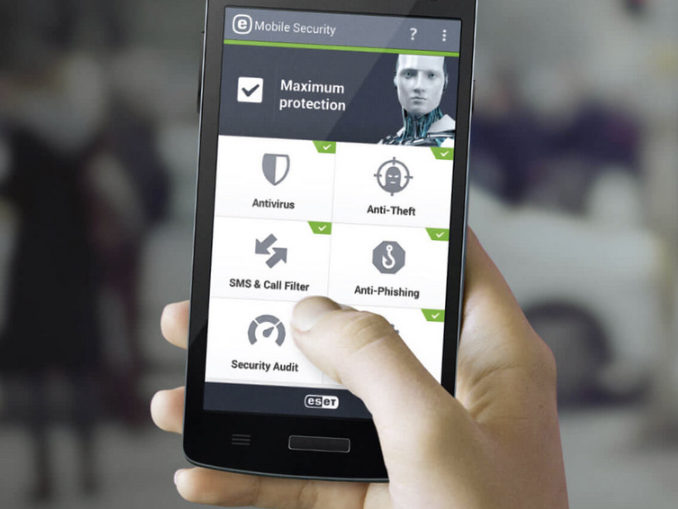 Mittels ESET Mobile Security mehr Schutz für Android-Smartphones.