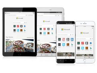 Microsoft Edge für iOS und Android.