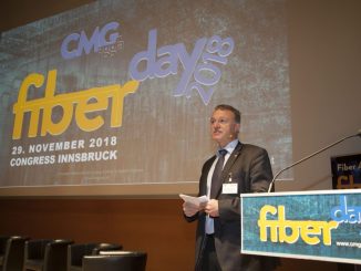 Igor Brusic, Deputy Director Action Group Gigabit Fiber Access (aggfa), am 6. CMG Fiberday in Innsbruck. (c) Die Fotografen