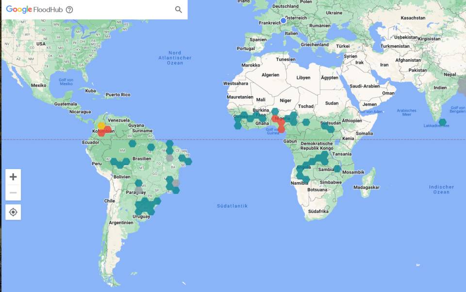 Google lanciert FloodHub mit Hochwasser-Vorhersagen