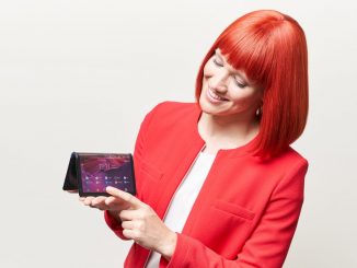 Miss IFA präsentiert Produktneuheiten zur IFA 2019: Im Bild das Royole FlexPai, ein Smartphone von Royole Corporation.