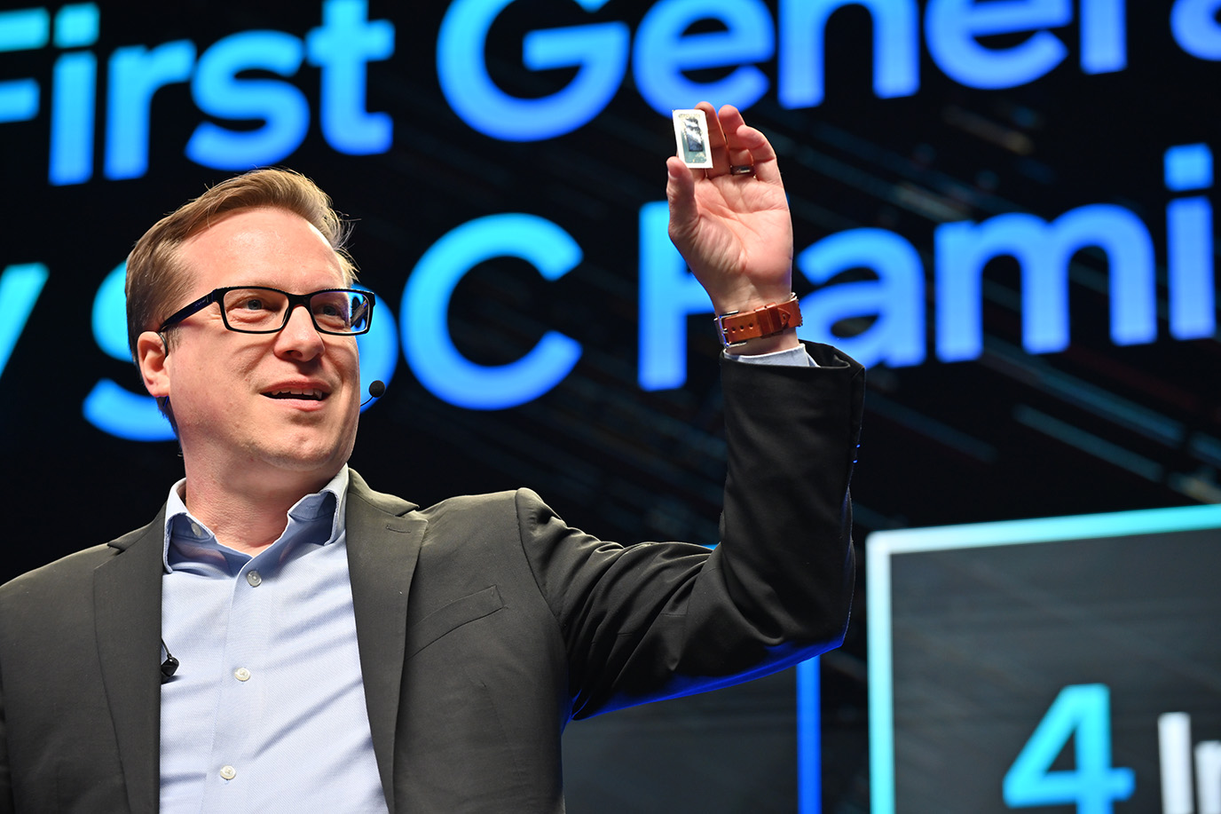 Jack Weast, Vice President und General Manager von Intel Automotive, bei seiner Keynote auf der CES 2024. (c) Intel Corporation