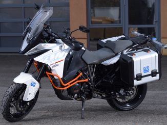 Das MoProVe (Motorcycle Probe Vehicle) wurde entwickelt, um Ursachen für Motorradunfälle besser zu verstehen. (c) AIT