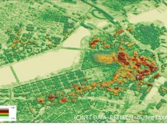 NTT DATA und RESTEC launchen AW3D Full Global 3D Map mit 2,5 Meter Auflösung für Stadtplanung, Schadenvorhersagen in Katastrophenfällen u.v.a.m. Im Bild Beacon Hill in Boston, in der neuen AW3D-2,5m-Auflösung.