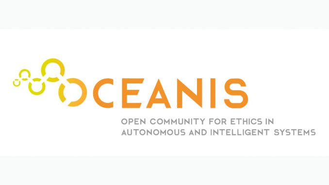 Logo der "Open Community for Ethics in Autonomous and Intelligent Systems", kurz: OCEANIS.