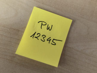 Einfache Zahlenreihen als Passwörter auf Post-it-Zettel geschrieben sind der Albtraum jedes Securityverantwortlichen. Die Lösung heißt Passwort-Managen.