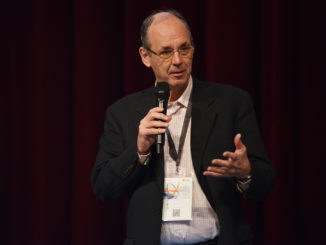 Prof. Peter A. Bruck auf dem WSA Global Congress Vienna 2018.