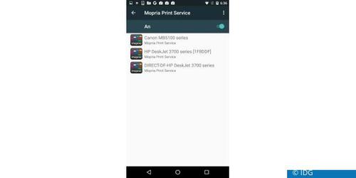 Das Plug-in für Android-Mobilgeräte versteht sich mit Druckern unterschiedlicher Hersteller, wenn es erst einmal aktiviert ist. (c) IDG