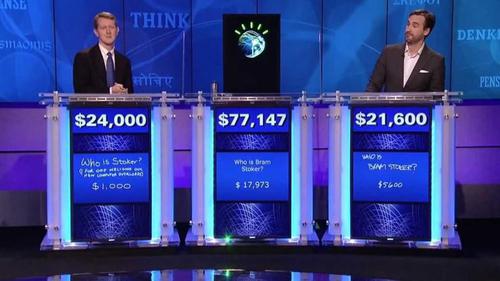 IBM Watson war 2011 Sieger in einem Wissensquiz mit menschlichen Kandidaten. IBM vermarktet Watson nun als kognitives System für verschiedene Einsatzbereiche. (c) IBM