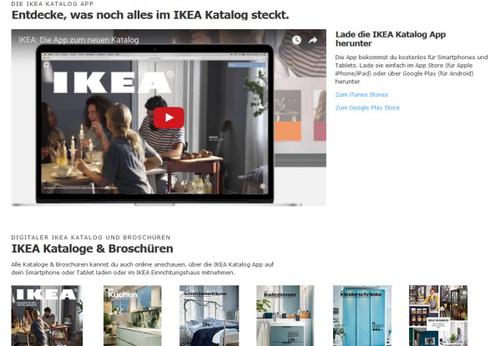 Ikea arbeitet in seiner Katalog-App ebenfalls mit Augmented Reality.