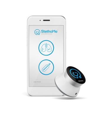 Das polnische Startup StethoMe hat die App und das digitale Stethoskop entwickelt. (c) StethoMe