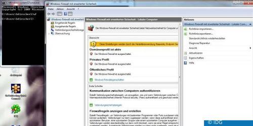 Regeln für Windows-Firewall schnell aufrufen (c) IDG