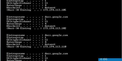 ipconfig /displaydns (c) IDG