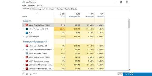 Der Task-Manager von Windows 10 zeigt und kann viel mehr, als nur Programme zu schließen, die sich aus aufgehängt haben und nicht mehr wie gewohnt zu beenden sind. (c)