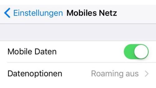 So ist 3G oder LTE an Ihrem iPhone aktiviert, Ausschalten bringt womöglich entscheidende Gesprächsminuten. (c) cio.de