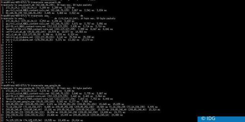 Traceroute (c) IDG