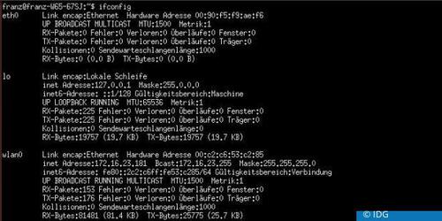 ifconfig (c) IDG