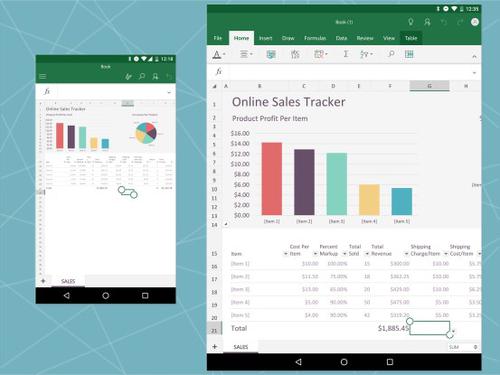 Tabellenbearbeitung mit Microsoft Excel auf Smartphone und Tablet. (c) computerwoche.de