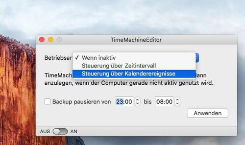 Mit dem TimeMachineEditor lässt sich Time Machine in OS X anpassen. (c) tecchannel.de