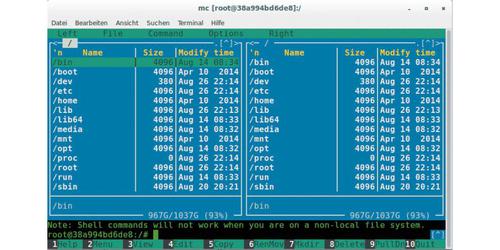 Programme starten: In einem Container installieren und starten Sie Programme wie gewohnt. (c) tecchannel.de