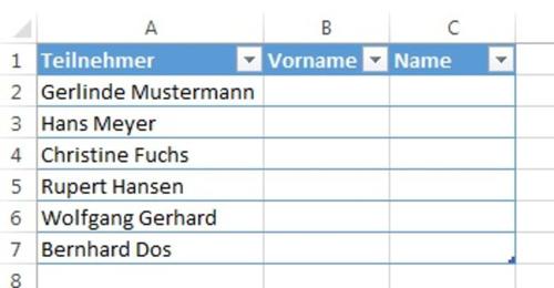 Tabelle 1 (c) tecchannel.de