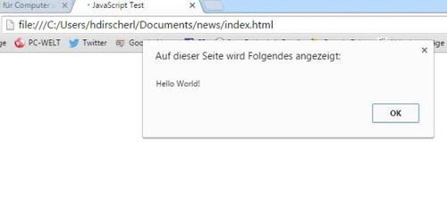 Ein nützliches Werkzeug ist die Entwicklerkonsole eines jeden Browsers. Damit lassen sich einzelne JavaScript Schnipsel abtippen und testen. Diese kann wie ein Taschenrechner gesehen werden: Wie ein Buchhalter muss der JavaScript Entwickler kleinere Aufgaben und Gedankengänge irgendwo schnell und abgeschirmt testen können. (c) pcwelt.de