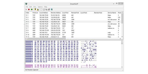 Nach wenigen Sekunden zeigt SmartSniff die Daten des Scanvorgangs an (c) Thomas Joos