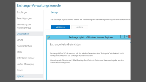 Multi-Gesamtstrukturen zu Office 365 migrieren Mit dem Hybridkonfigurationsassistenten können Unternehmen mit Exchange 2013 SP1/CU7 auch mehrere Gesamtstrukturen mit einem gemeinsamen Office 365-Mandanten verbinden. (c) Thomas Joos