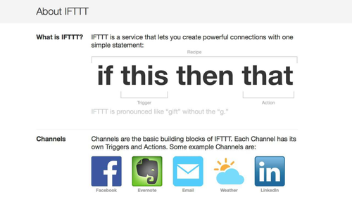 Einfache Prozessautomatisierung: Mit IFTTT (