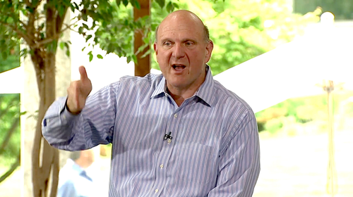 Steve Ballmer verkörperte das 