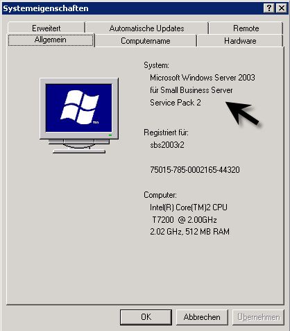 Elementar: Die Installation von SP2 für Windows Server 2003 sowie die Installation nachfolgender Aktualisierungen ist wichtig für den sicheren Betrieb des Servers (c) Thomas Joos